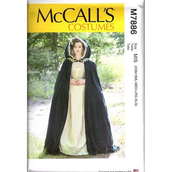McCall's M7886 Misses XS to XL Medieval Renaissance Costume Uncut Sewing Pattern - Picture 1 of 2